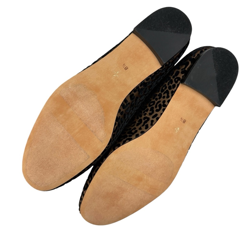 Tuckernuck Velvet Leopard Round Toe Ballet Flats - Picture 8 of 8